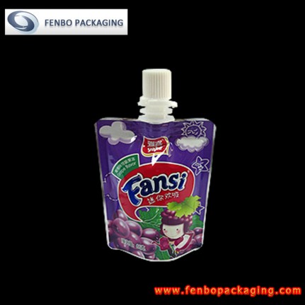 50ml disposable foil grape juice pouches-FBTBZLA073F