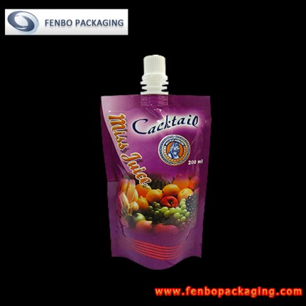 200ml cocktail frozen drink pouches-FBTBZLA075C 200ml cocktail frozen drink pouches-FBTBZLA075C