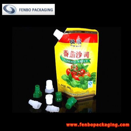 300gram china tomato ketchup doypack with corner spout-FBXZZLA093 300gram china tomato ketchup doypack with corner spout-FBXZZLA093