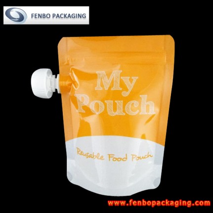 150gram reusable spout food pouches for babies-FBXZZLA092 150gram reusable spout food pouches for babies-FBXZZLA092
