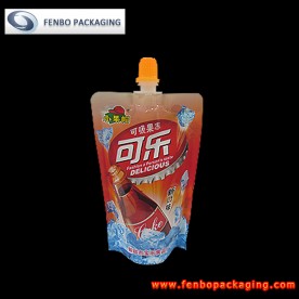100ml plastic spout pouches liquid with valve-FBTBZLA083D
