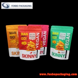 stand up pouch bag with zipper chips | packaging for chips-FBLLZL011