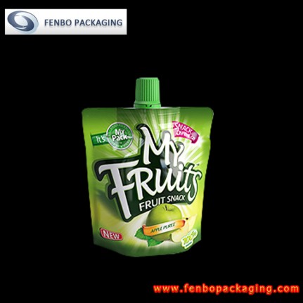 100gram compote de pomme en doypacks sachet imprimé avec bouchon fournisseur-FBTBZLA106
