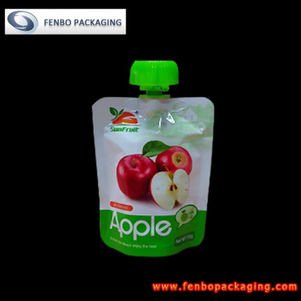 90gram organic baby food spouted stand up pouches bags-FBTBZLA125B