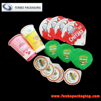 aluminum foil manufacturer of yogurt lids | packaging yogurt-FBLBDP008
