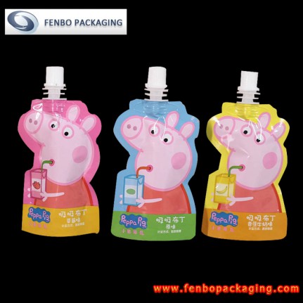 shaped stand up spout pouches | stand up pouch with spout packaging-FBYXZL026
