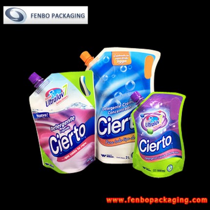 liquid detergent pouches with spout | liquid detergent packaging-FBXZZL032 liquid detergent pouches with spout | liquid detergent packaging-FBXZZL032