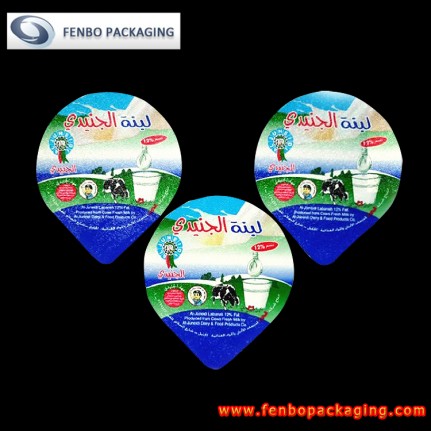 aluminum foil lids for yogurt supplier | packaging yogurt cups-FBLBDP020