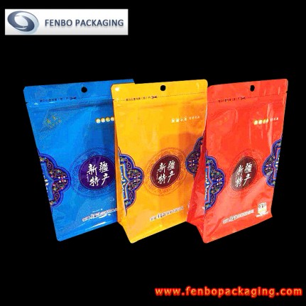 square bottom gusseted bags with e zip | dried fruit packages-FBBBFPD018 square bottom gusseted bags with e zip | dried fruit packages-FBBBFPD018