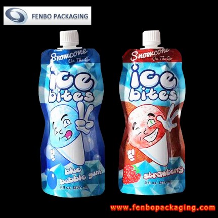 ice cream spout pouches manufacturer | packaging for ice cream-FBYXZL036