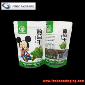stand up zipper pouches window | packaging for dried fruit-FBLLZL020