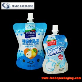 liquid spout cap pouches wholesale | liquid food packaging-FBYXZL037