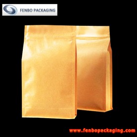 kraft box bottom bag pouches | foods packaging for food products-FBBBFPD023