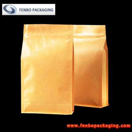 kraft box bottom bag pouches | foods packaging for food products-FBBBFPD023 kraft box bottom bag pouches | foods packaging for food products-FBBBFPD023