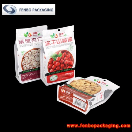 flat bottom packaging gusset pouches with zipper | packaging for dried fruits-FBBBFPD026 flat bottom packaging gusset pouches with zipper | packaging for dried fruits-FBBBFPD026