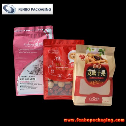 flat bottom pouch bags resealable | dry food packaging-FBBBFPD027  flat bottom pouch bags resealable | dry food packaging-FBBBFPD027