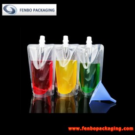 stand up clear spout pouches | plastic flexible packaging-FBTBZL067