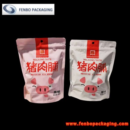 stand up zip food pouches | packaging for beef jerky-FBLLZL031 stand up zip food pouches | packaging for beef jerky-FBLLZL031