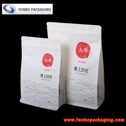 flat bottom paper stand up pouches | flat bottom pouch packaging-FBBBFPD033 flat bottom paper stand up pouches | flat bottom pouch packaging-FBBBFPD033