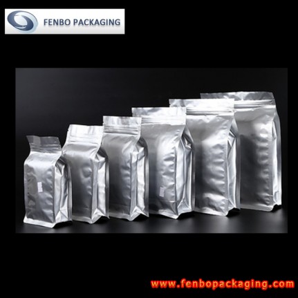 flat bottom stand up pouch with zipper | tea and packaging-FBBBFPD037 flat bottom stand up pouch with zipper | tea and packaging-FBBBFPD037