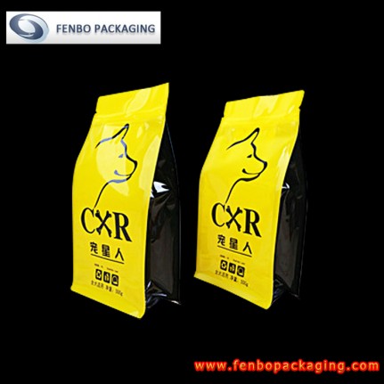 side gusset zipper bag flat bottom stand up pouches | dog food packaging-FBBBFPD042 side gusset zipper bag flat bottom stand up pouches | dog food packaging-FBBBFPD042