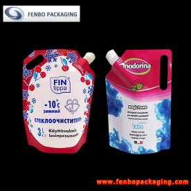 spouted pouches with cap liquid manufacturers | packaging liquid products-FBXZZL057