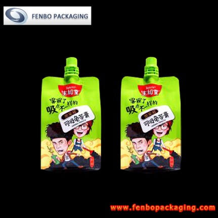 retort liquid bag pouches with spout | liquid flexible packaging-FBQEB024 retort liquid bag pouches with spout | liquid flexible packaging-FBQEB024