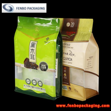 flat bottom gusseted clear plastic bags pouch packaging | freeze dried fruit packs-FBBBFPD050 flat bottom gusseted clear plastic bags pouch packaging | freeze dried fruit packs-FBBBFPD050