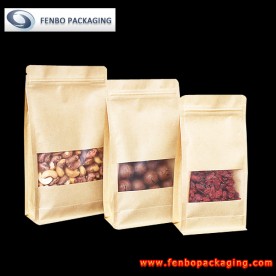 flat bottom kraft gusset bags packaging | freeze dried fruit packaging-FBBBFPD049