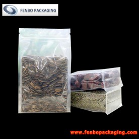 block bottom zip bags wholesale | gusset packaging-FBBBFPD053