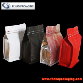 flat bottom coffee pouch manufacturers | organic coffee packaging-FBBBFPD057