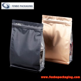 zipper block bottom bag manufacturers | tea packaging-FBBBFPD058