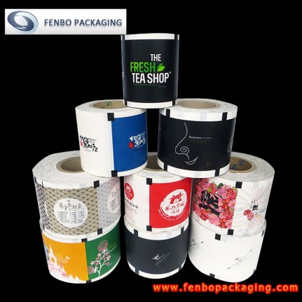 custom boba plastic cup sealing film supplier | tea packaging materials-FBFKM039