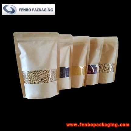 resealable kraft stand up pouch bags wholesale | kraft stand up pouch packaging-FBLLZL060 resealable kraft stand up pouch bags wholesale | kraft stand up pouch packaging-FBLLZL060