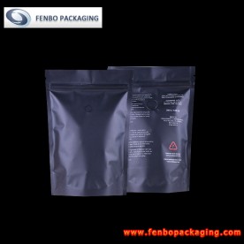 black stand up ziplock pouch with valve manufacturers | packaging stand up pouch-FBLLZL078