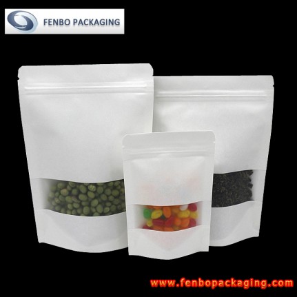 white stand up pouch with window wholesale | pouch packaging doy-FBLLZL090 white stand up pouch with window wholesale | pouch packaging doy-FBLLZL090