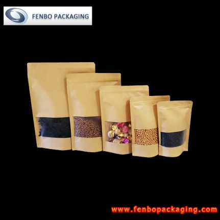 saco zip lock kraft visor stand up pouch com ziper | embalagens stand up pouch-FBLLZL098 saco zip lock kraft visor stand up pouch com ziper | embalagens stand up pouch-FBLLZL098