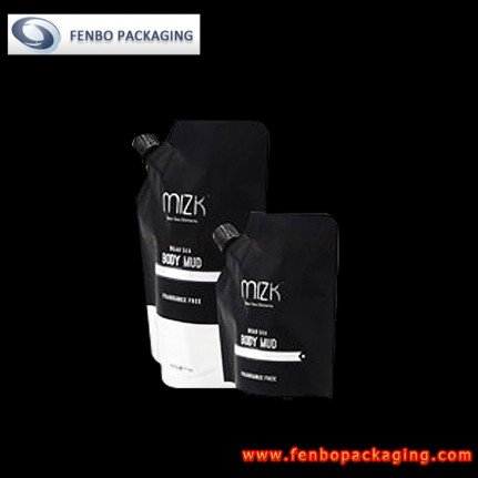 fábrica de bolsas doypack negro con boquilla | envase doypack-FBXZZL059 fábrica de bolsas doypack negro con boquilla | envase doypack-FBXZZL059