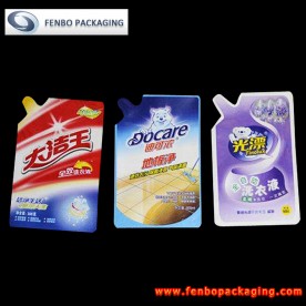 standup liquid detergent pouch packaging | detergent package-FBRFZL038