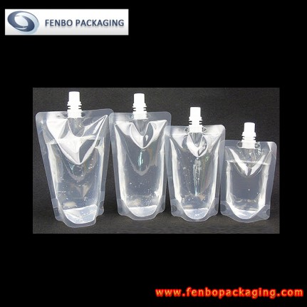 stand up plastic spout pouch clear manufacturers china| stand up pouch liquid packaging-FBTBZL100