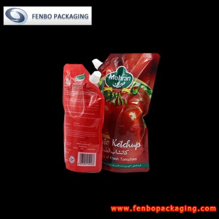 standing pouch doypack ketchup packaging manufacturers | pouch with spout packaging-FBXZZL090 standing pouch doypack ketchup packaging manufacturers | pouch with spout packaging-FBXZZL090