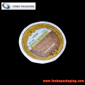 50 micron k cup aluminum foil heat seal lids coffee capsule-FBLBDPA030
