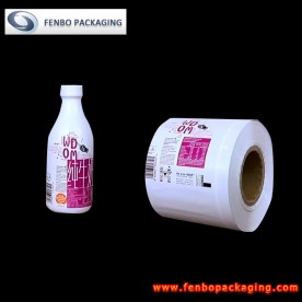 50micron custom printed plastic bottle shrink wrap sleeve-FBSSBA163