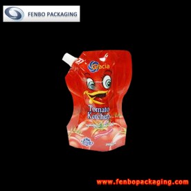 250gram premade ketchup spout doypack pouches bags uae-FBYXXZA006