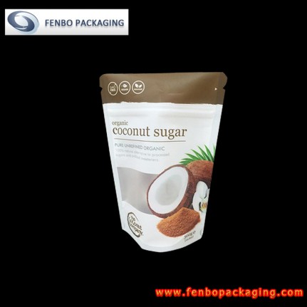 300gram manufacturer of matte frosted stand up pouches zip lock bags window-FBLLZLA013 300gram manufacturer of matte frosted stand up pouches zip lock bags window-FBLLZLA013