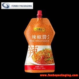 160gram shaped standing up pouches with tap manufacturers-FBYXZLA077