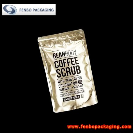 220gram zipper gold silver stand up pouches company-FBLLZLA015 220gram zipper gold silver stand up pouches company-FBLLZLA015