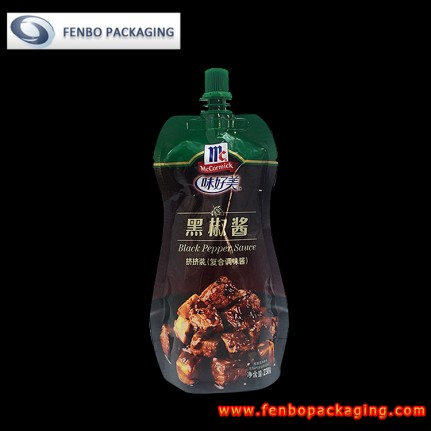 238gram aluminium standup pouches with spout manufacturer-FBYXZLA078
