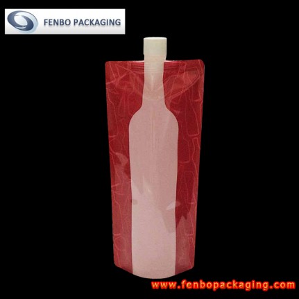 500ml big wine stand up bags pouch with spout australia wholesale-FBTBZLA129