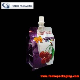 250ml spouted pouches bags for juice with valve malaysia manufacturers-FBQEBA033